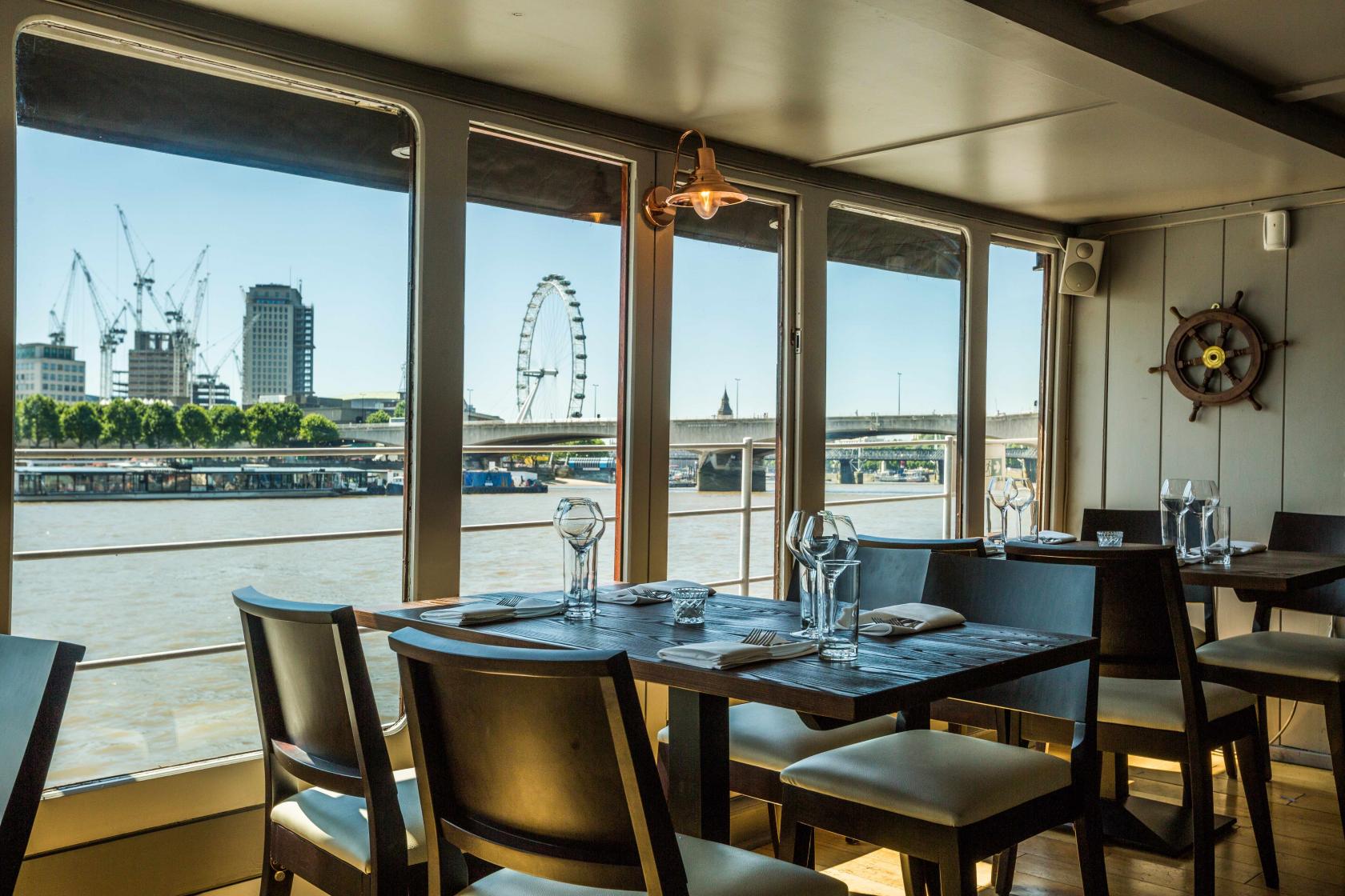 The Restaurant - The Yacht London - Event Venue Hire - Tagvenue.com