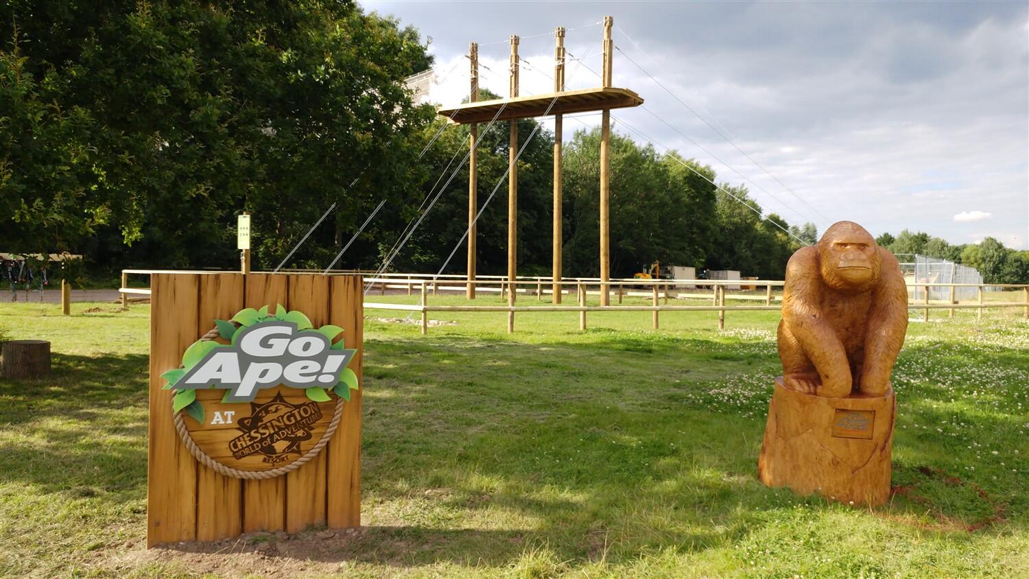 Go Ape Chessington World Of Adventures Event Venue Hire London venue Com