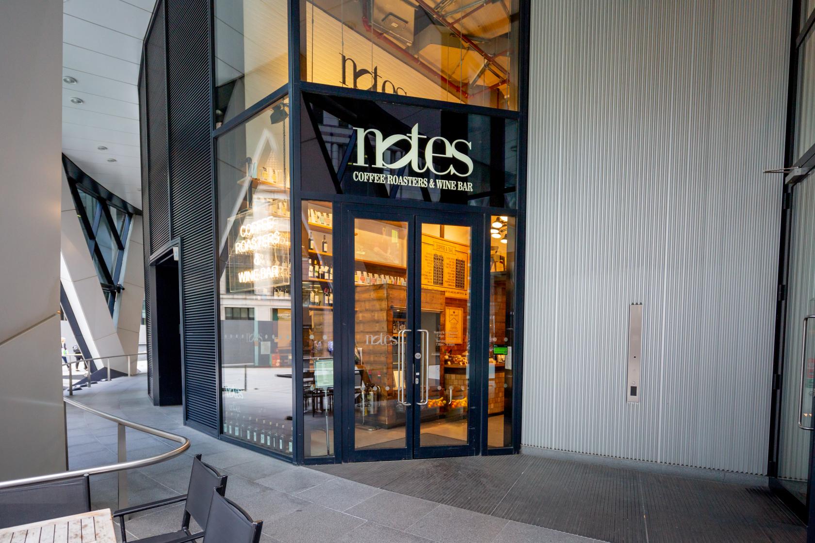 Notes Coffee & Bars - The Gherkin - Event Venue Hire - London ...