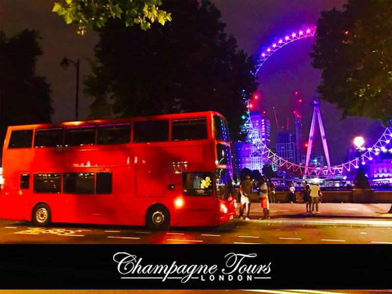 champagne tour bus london