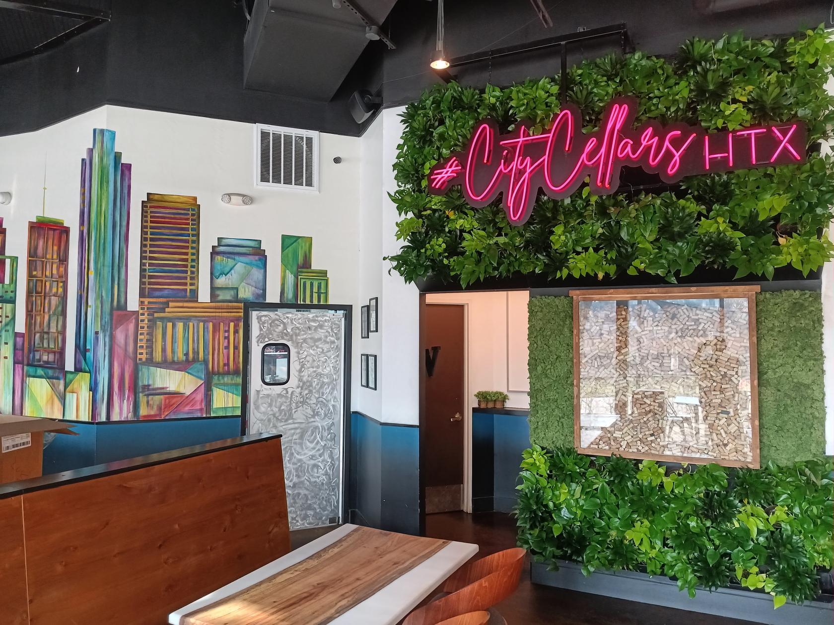 Indoor Restaurant City Cellars HTX Event Venue Rental