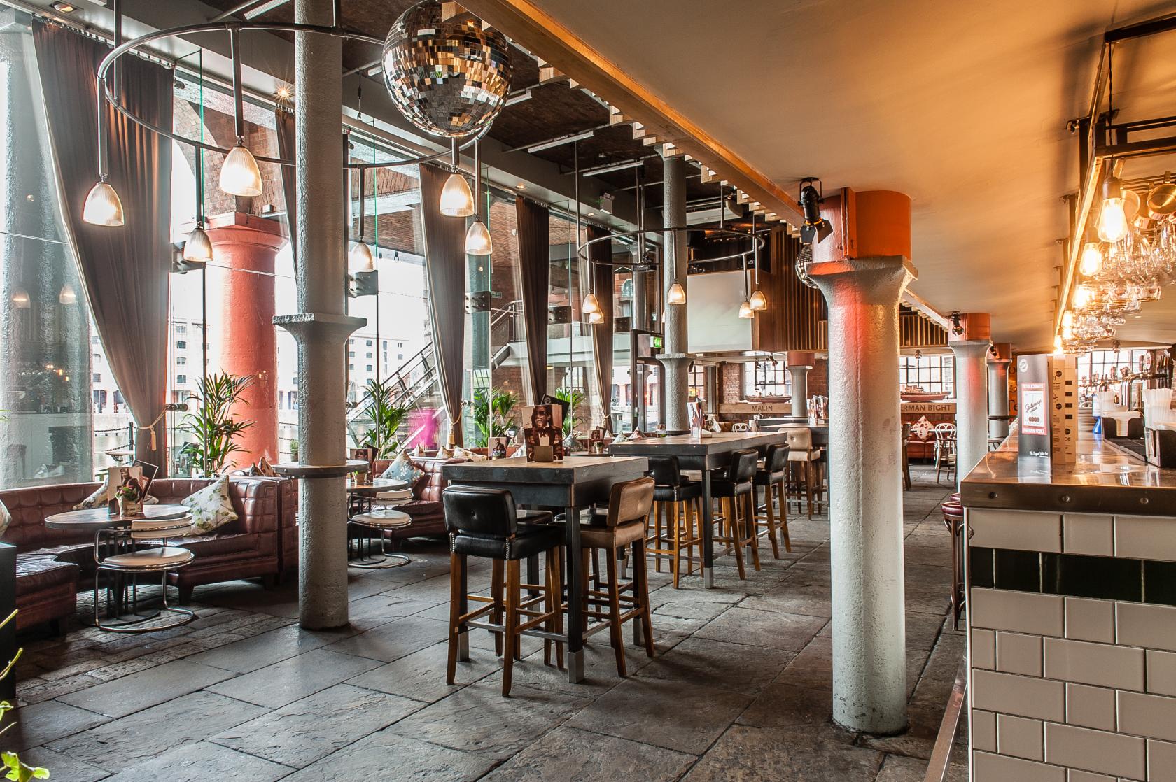 Main Bar - Revolution Liverpool Albert Dock - Event Venue Hire