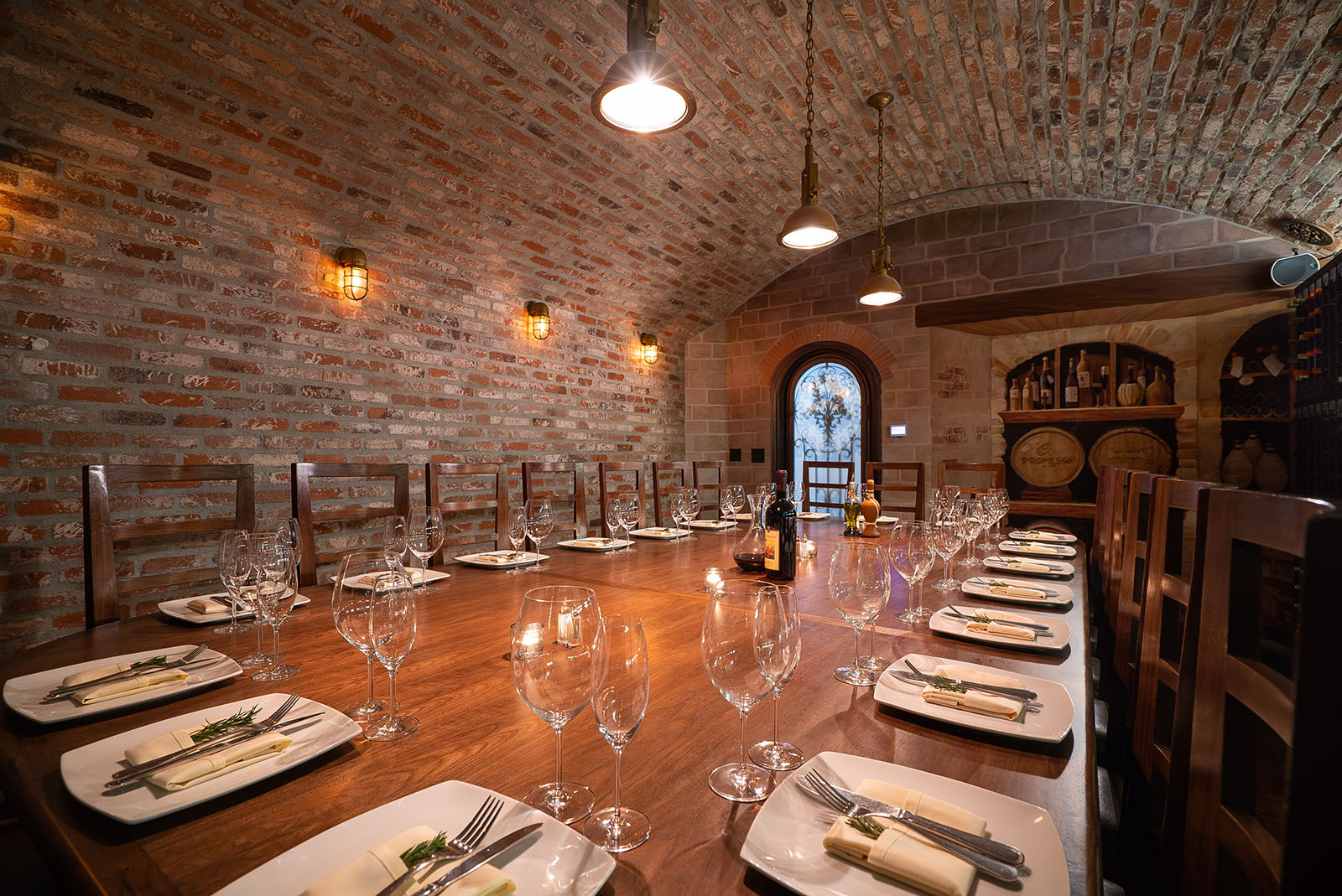 Wine cellar dining room - Della Terra Restaurant - Event Venue Rental - Tagvenue.com